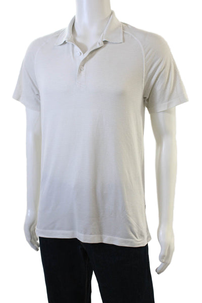 Lululemon Mens Striped Athletic Shirt Size M