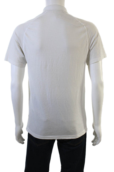 Lululemon Mens Striped Athletic Shirt Size M