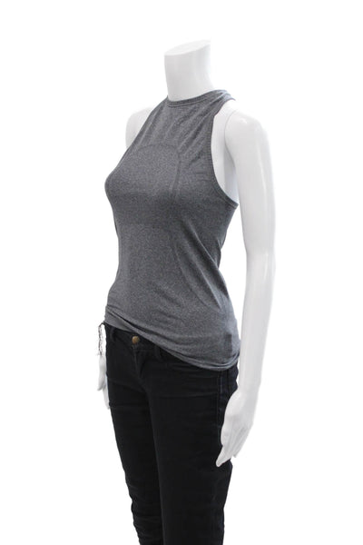 Lululemon Womens Round Neck Sleeveless Pullover Casual Tank Top Gray Size S