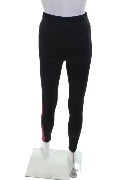 All Access Womens Textured Straight Leg Casual Pants Black Size S
