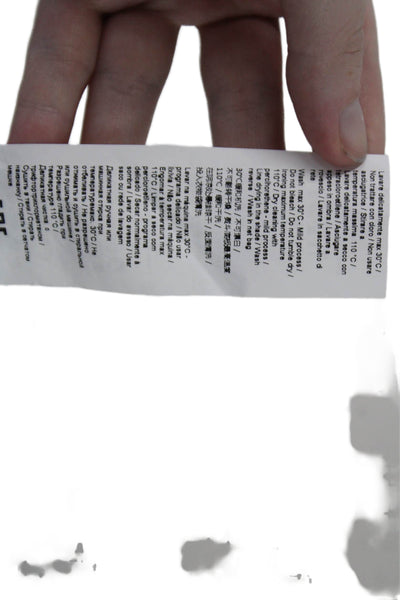 No21 Womens Cotton Floral Embroidered Print Short Sleeve T-Shirt White Size 40