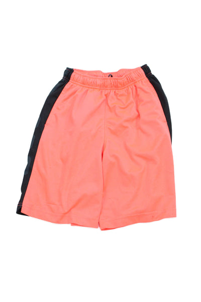 Nike Mens Elastic Waist Contrast Trim Athletic Shorts Neon Pink Size S