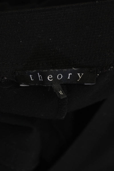 Theory Womens Ankle Leggings Black Size L