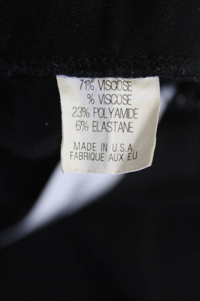 Theory Womens Ankle Leggings Black Size L