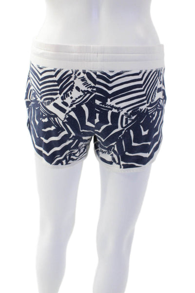 Lily Pulitzer Womens Cotton Abstract Drawstring Waist Short White Size XS