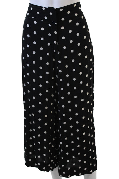 House of Harlow 1960 x Revolve Womens Polka Dot Pants Black White Small