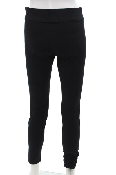 Helmut Lang Womens High Rise Pull On Leggings Black Size Medium