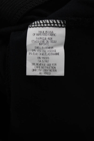 Helmut Lang Womens High Rise Pull On Leggings Black Size Medium