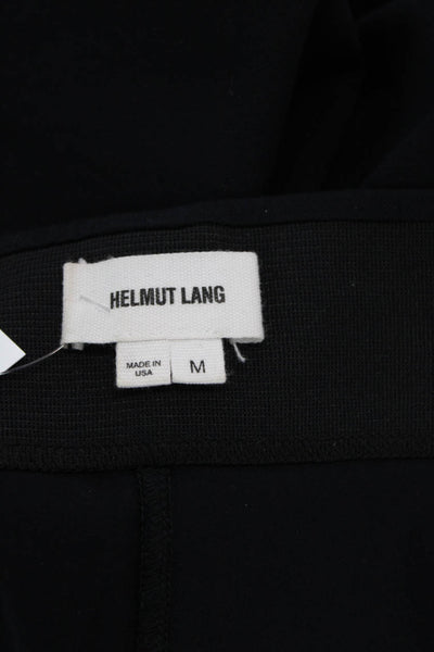 Helmut Lang Womens High Rise Pull On Leggings Black Size Medium