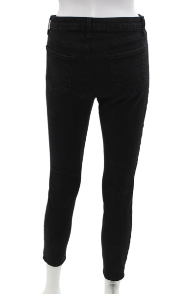 L'Agence Womens High Rise Margot Skinny Leg Jeans Black Size 27