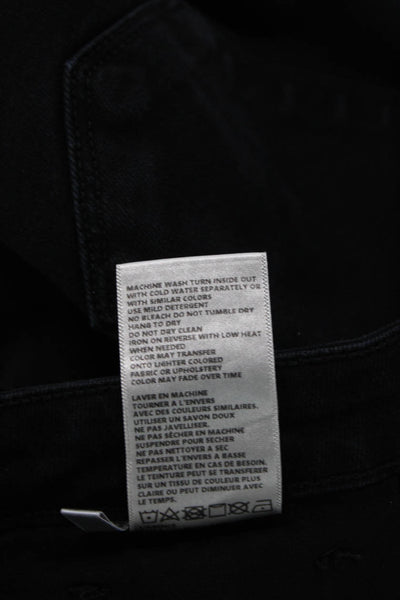 L'Agence Womens High Rise Margot Skinny Leg Jeans Black Size 27