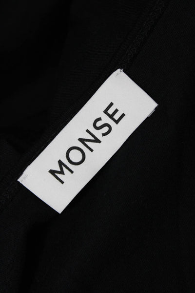 Monse Unisex Adults Cotton Graphic Print Scoop Neck Tank Top Black Size M