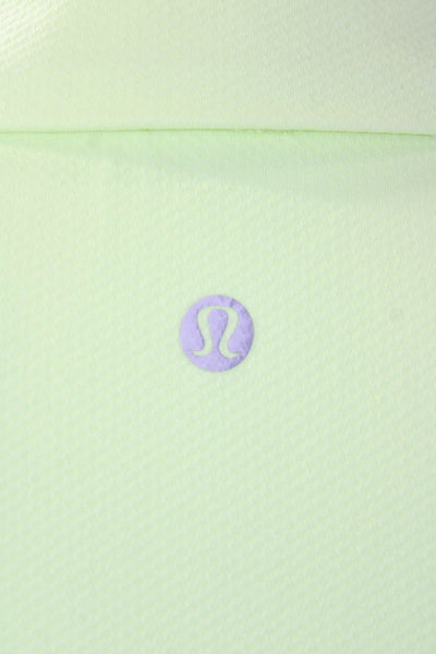 Lululemon Womens Collared Sleeveless Activewear Top Yellow Size 4