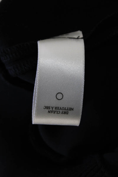 ALC Womens Crew Neck Cold Shoulder Long Sleeve Casual Top Black Size 4