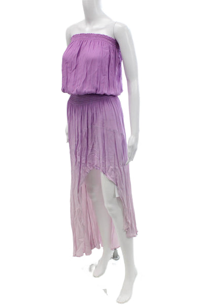 Young Fabulous & Broke Womens Strapless Maxi Dress Purple Size Extra Small