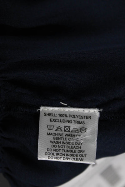 Anouk Grewal Womens Embroidered Mini Skirt Navy Blue Size Medium