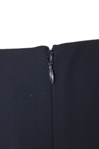 Parker Womens Crew Neck Cut Out Sleeveless Wide Leg Jumpsuit Silver Size Medium