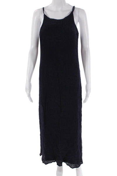 The Odells Womens V-Neck Tie Strap Lined Dress Navy Blue Size Medium