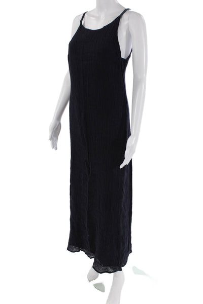 The Odells Womens V-Neck Tie Strap Lined Dress Navy Blue Size Medium