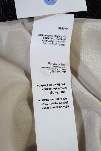 Akris Punto Womens Zip Up Mini Skirt Biscotti Beige Size 4