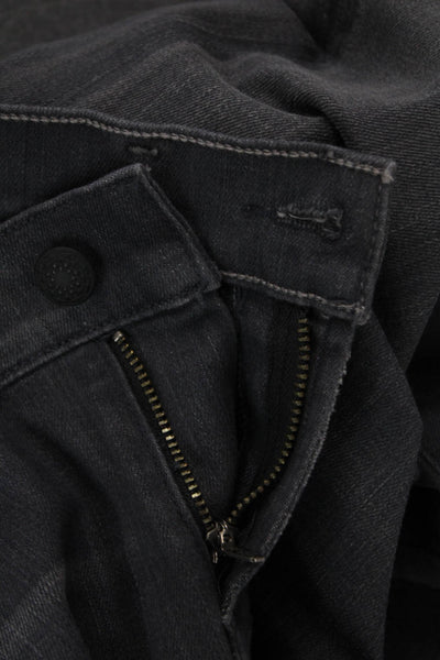Citizens of Humanity Womens Cotton Five Pocket Skinny Jeans Solid Gray Size 26