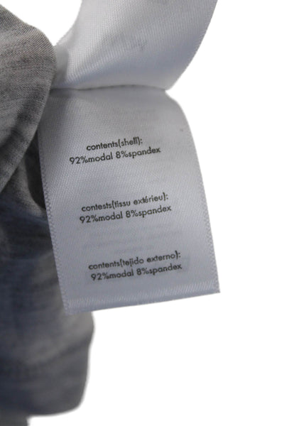 We Wore What Womens Short Sleeve Crew Neck Oversized Sleep Tee Shirt Gray Medium