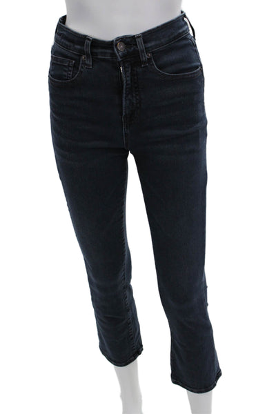 Veronica Beard Jeans Womens Carly High Rise Kick Flare Jeans Blue Size 25