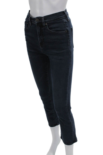 Veronica Beard Jeans Womens Carly High Rise Kick Flare Jeans Blue Size 25