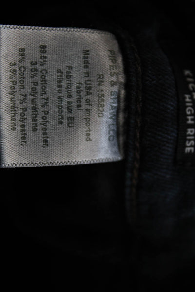 Veronica Beard Jeans Womens Carly High Rise Kick Flare Jeans Blue Size 25