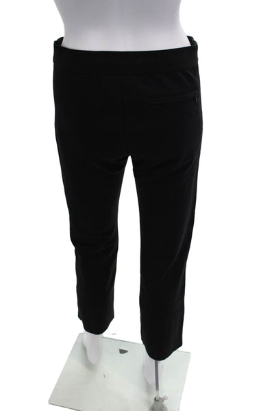 Y/Osemite James Perse Womens Mid Rise Knit Pleated Pants Black Size 2