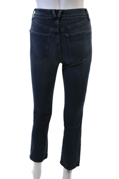 Veronica Beard Womens Cotton Five Pocket High Rise Kick Flare Jeans Blue Size 25