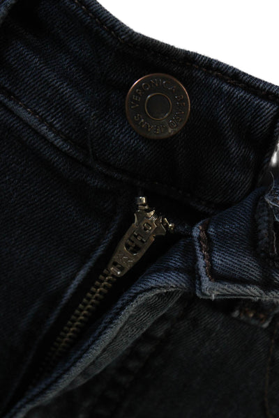 Veronica Beard Womens Cotton Five Pocket High Rise Kick Flare Jeans Blue Size 25