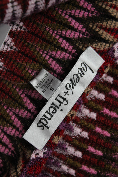Lovers + Friends Womens Knit Scoop Neck Mini Tank Dress Multicolor Size S