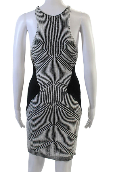 Silence + Noise Womens Cotton Sleeveless Mini Knit Dress Black Size S