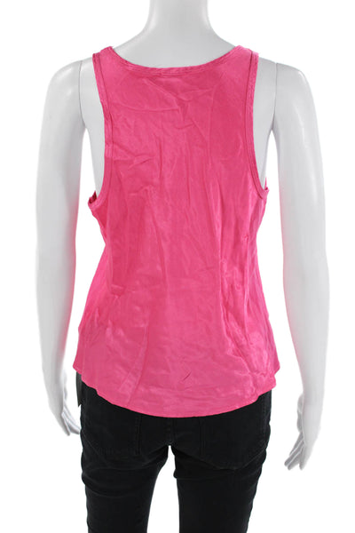 Nation LTD Womens Sleeveless Scoop Neck Tank Top Pink Size Small
