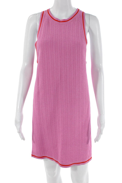 PQ Womens Sleeveless logan Sweater Dress Pink Red Size Medium