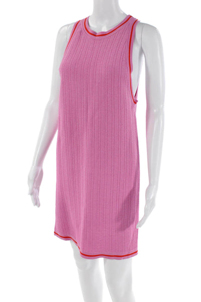 PQ Womens Sleeveless logan Sweater Dress Pink Red Size Medium