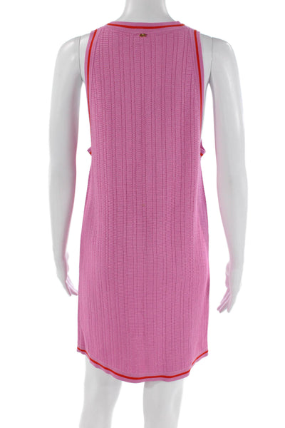 PQ Womens Sleeveless logan Sweater Dress Pink Red Size Medium