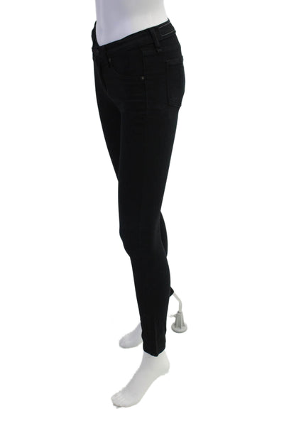 Rag & Bone Jean Womens Slim Fit Stretch Jeggings Black Size 24