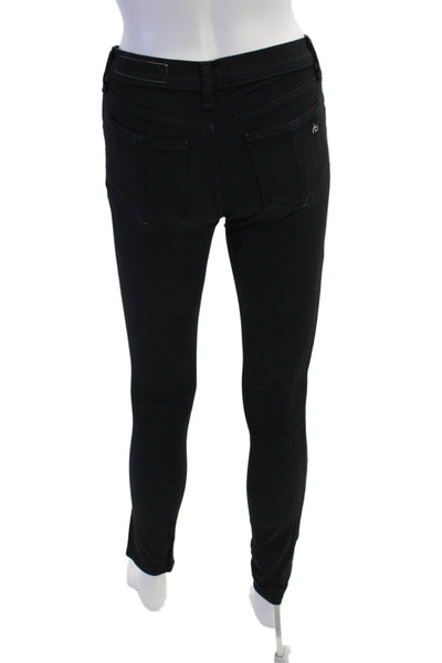 Rag & Bone Jean Womens Slim Fit Stretch Jeggings Black Size 24