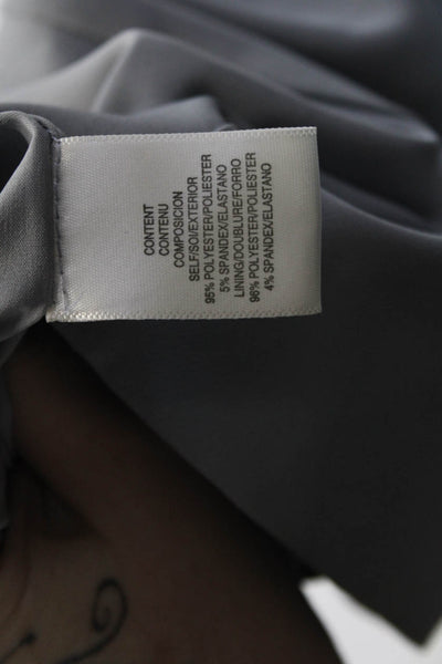 Wayf Womens Solid Square Neck Sleeveless Jumpsuit Gray Size L