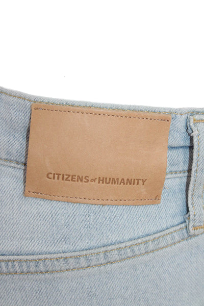 Citizens of Humanity Womens Cotton Mid-Rise Jolene Jeans Blue Size 23