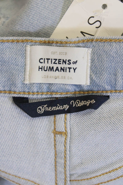 Citizens of Humanity Womens Cotton Mid-Rise Jolene Jeans Blue Size 23