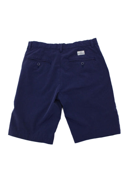 Vineyard Vines Boys Chino Knee-Length Zip Fly Shorts Navy Blue Size 16