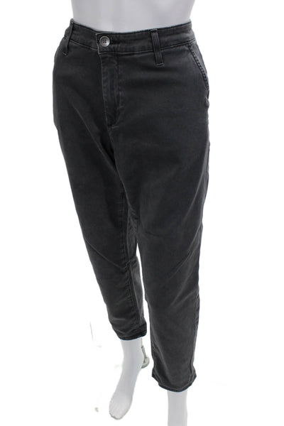 Adriano Goldschmied Womens Cotton Button Zip Slim Leg Jeans Gray Size EUR 25