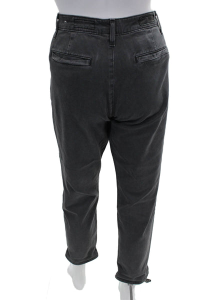 Adriano Goldschmied Womens Cotton Button Zip Slim Leg Jeans Gray Size EUR 25