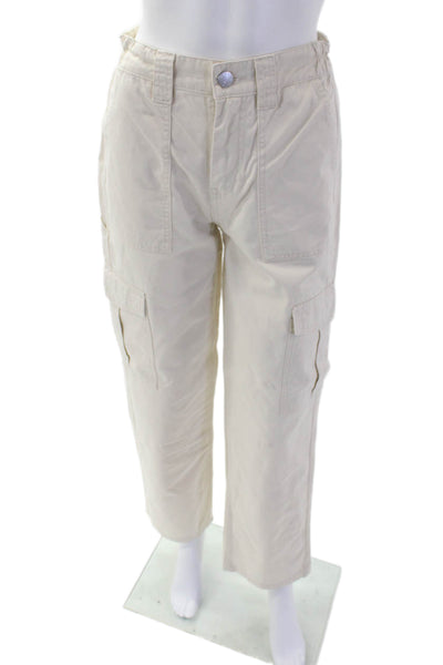 BDG Womens Cotton Lined Straight Leg Casual Pants Khaki Size EUR 24