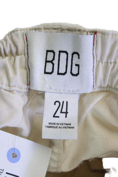 BDG Womens Cotton Lined Straight Leg Casual Pants Khaki Size EUR 24