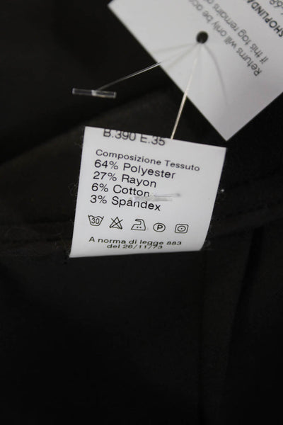 Peserico Womens High Rise Creased Slim Leg Dress Pants Brown Size EUR 38