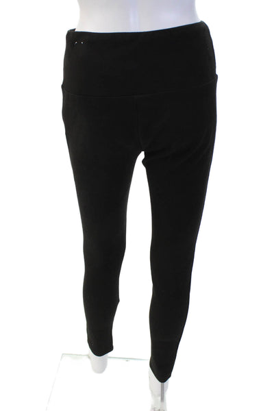 J. Mclaughlin Womens High Rise Pull On Slim Leg Pants Black Size Small